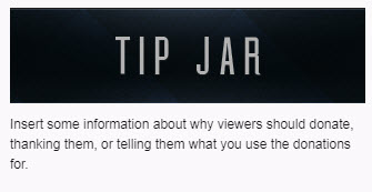 twitch tip panel